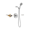Escova ascastadas níquel chuveiro combo combo chuveiro combo conjunto de chuveiro kit de acabamento de chuveiro