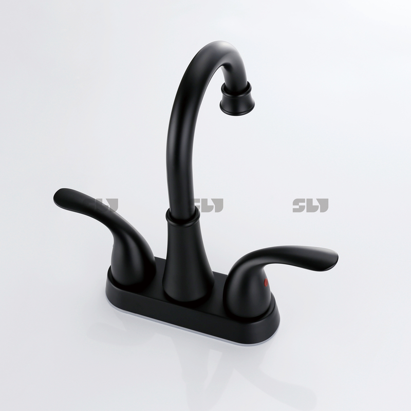 Sly Kaiping Factory por atacado Double Handle Wash Basin Torneira