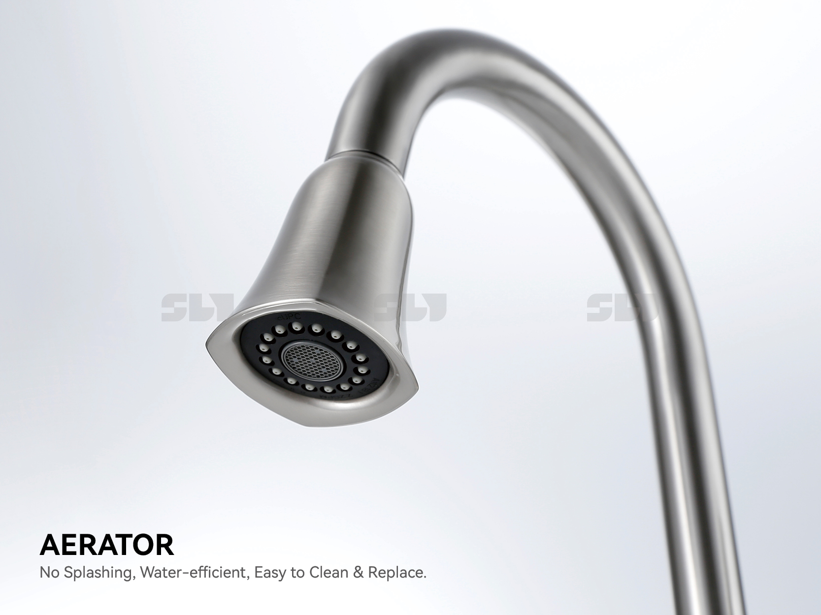 abaixe a torneira da cozinha