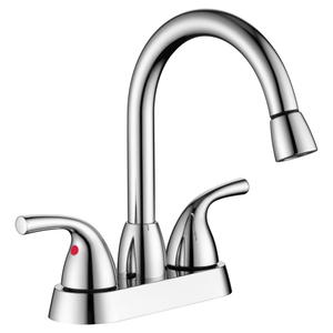 Sly Brass Chrome Chrome Banheiro moderno Torneira de maçaneta única pia