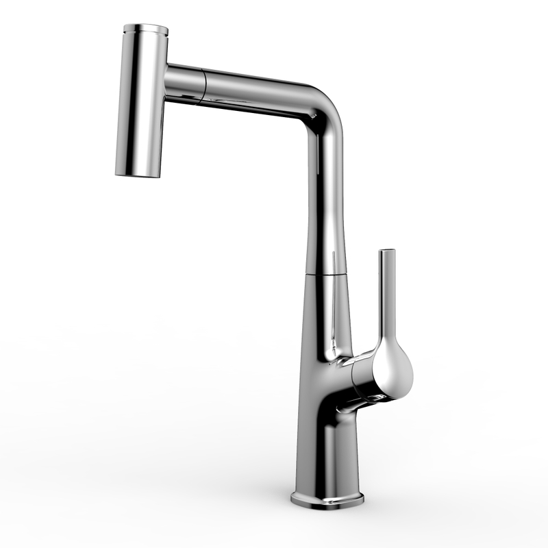 Sly Hot Selling Chrome 304 Torneira de cozinha com torneira pulverizador de puxar