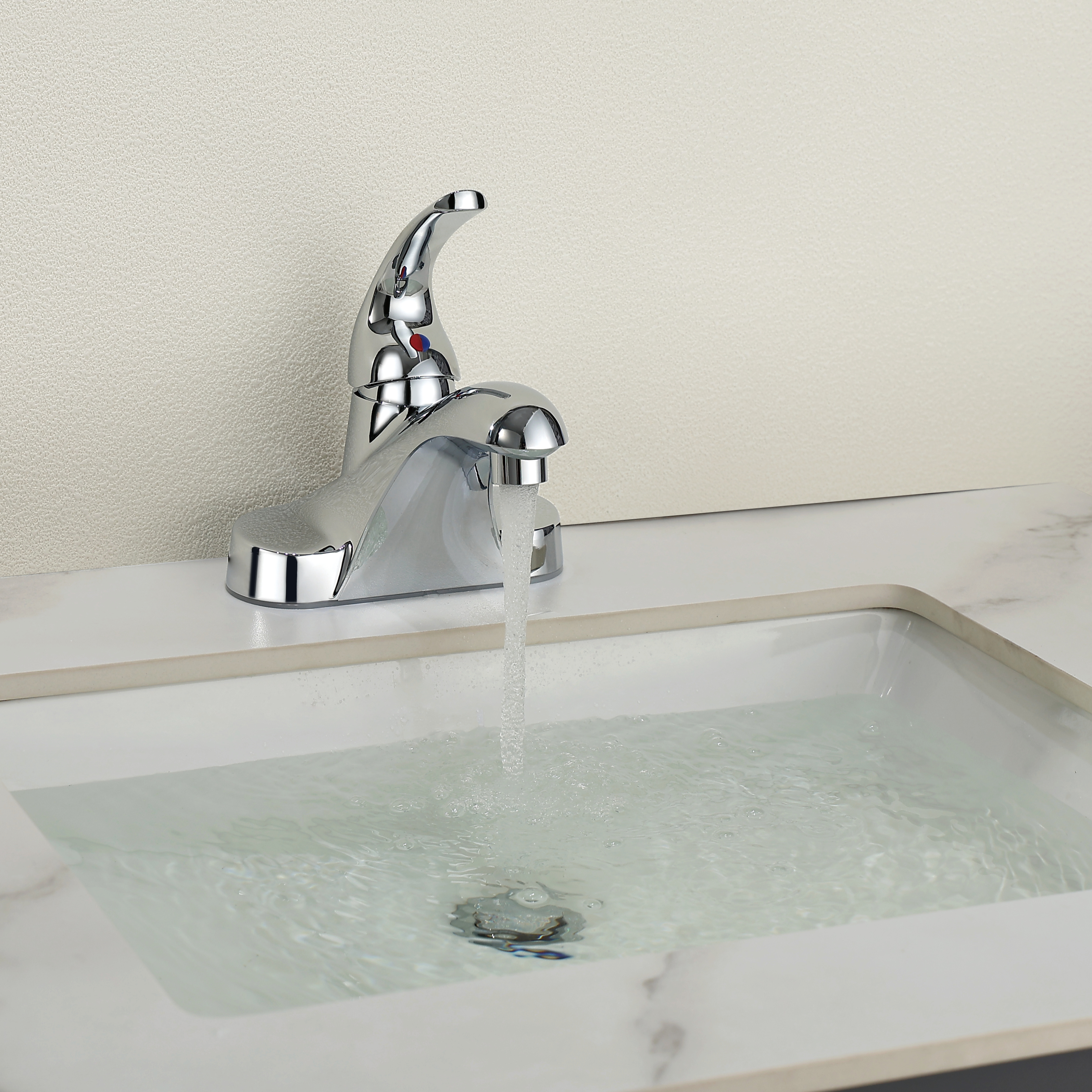 Samliyu Chrome Bathin Taucet Tap Mixer Hot Cold Basin Tap Tap Bath and Shower Brethroom