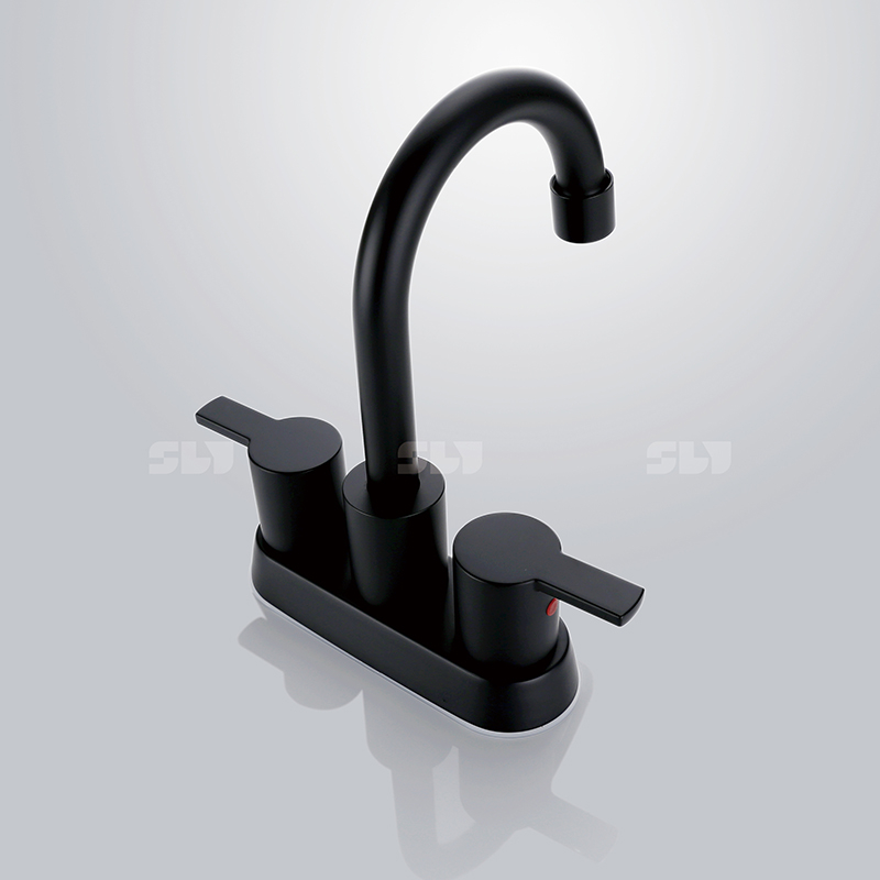 Sly Cupc Hot Selling Double Handle Chrome Basin Torneiras para lavatório do banheiro