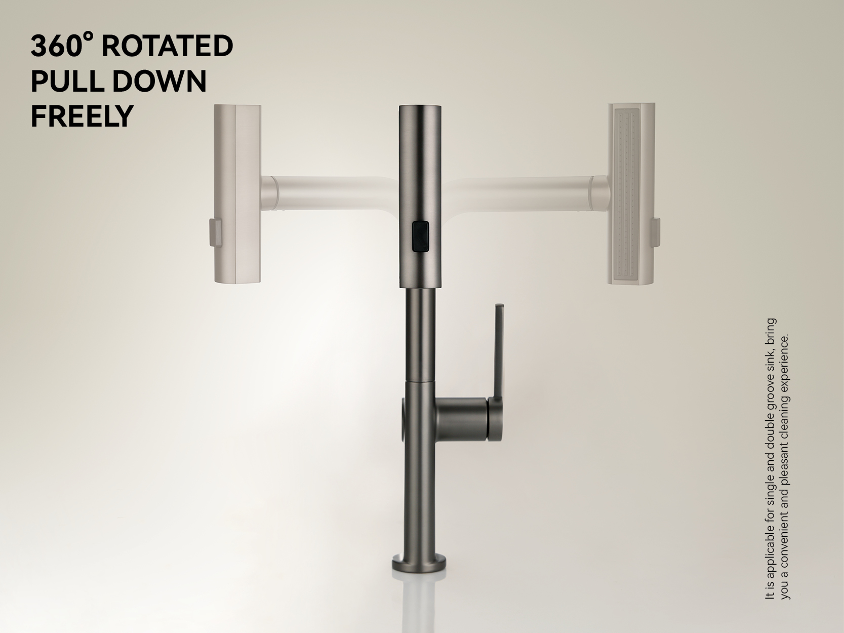 torneira de cozinha com pulverizador remov&iacute;vel