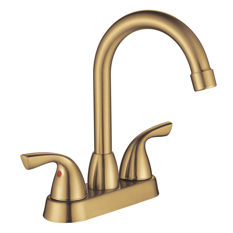 Sly Luxury Gold Modern Design Modern Handle Double Banheiro Torneira