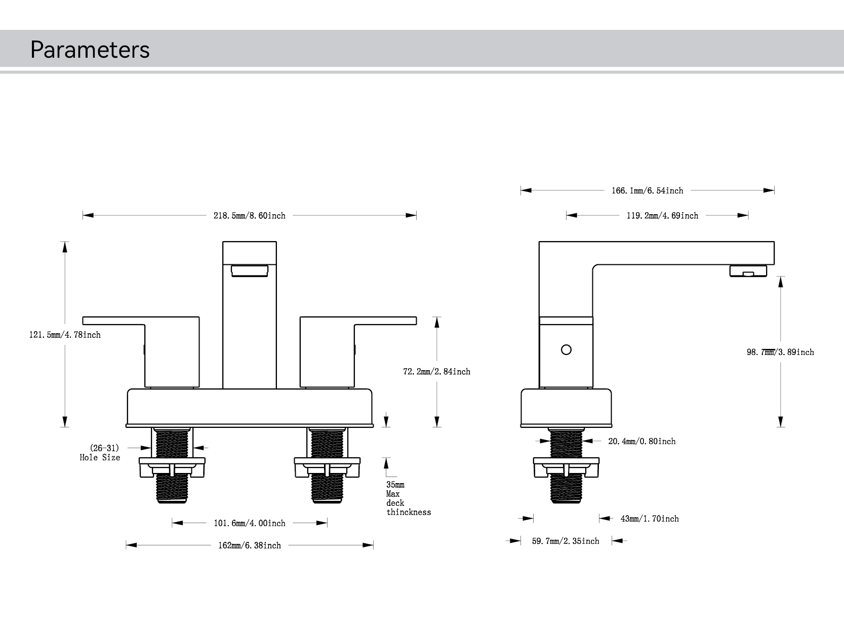 pias de banheiro com torneiras
