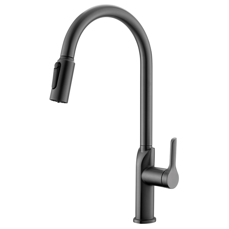Sly Matte Black Pull Down Water Pia de cozinha Torneira de cozinha