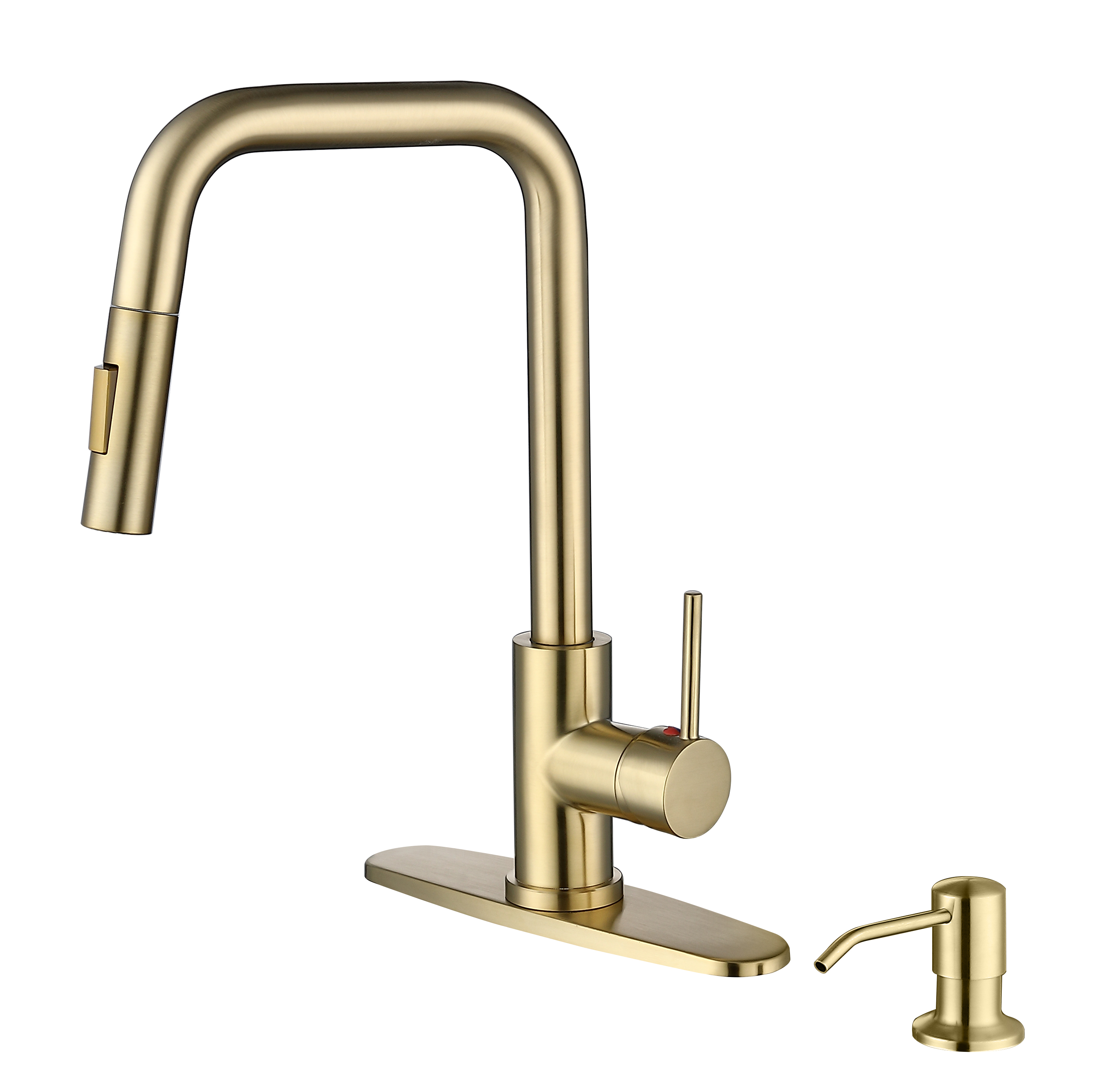 Aprezada House House House Housed and Cold Black Pull Pia da cozinha Torneira