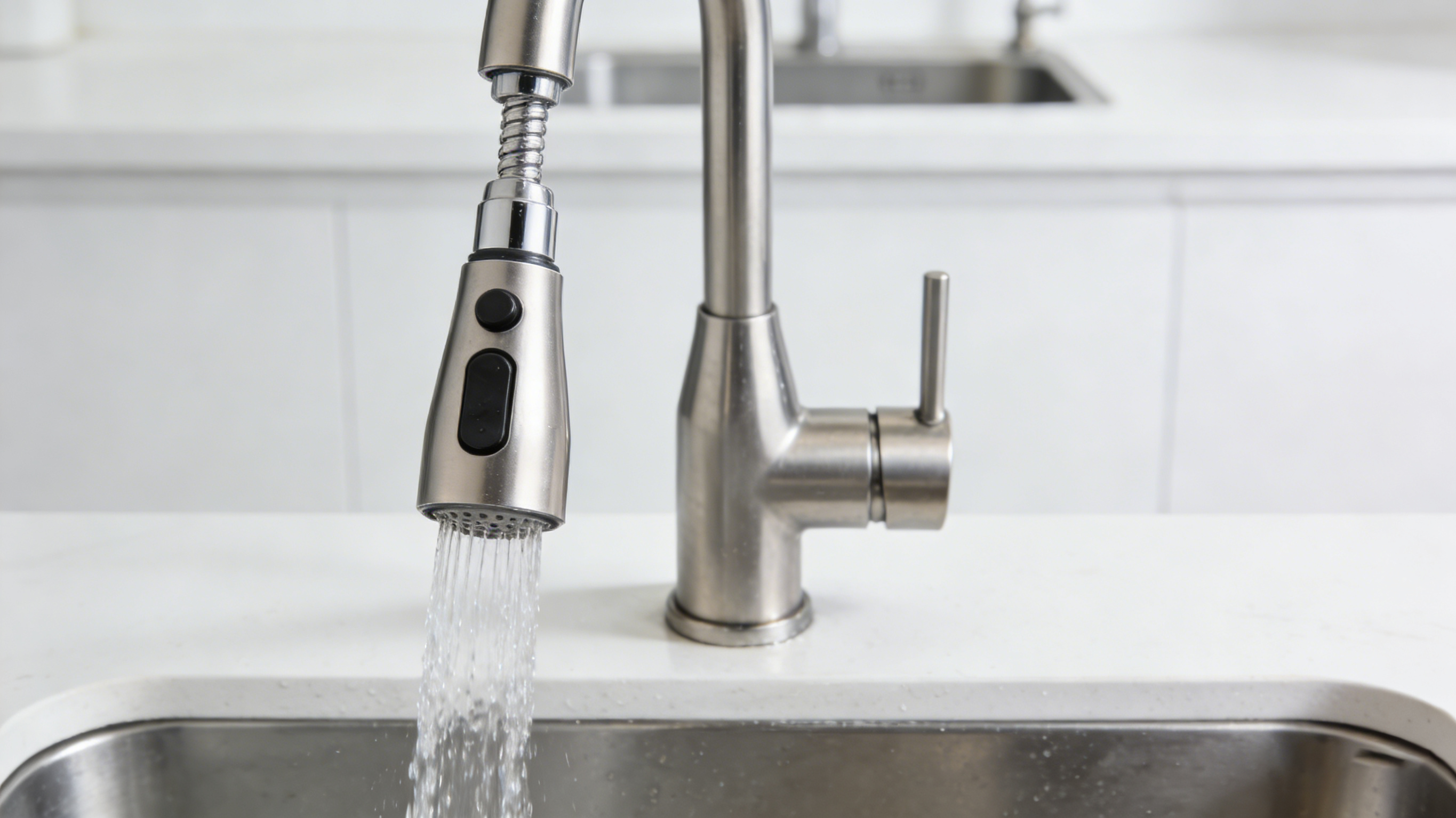 retire a torneira da cozinha